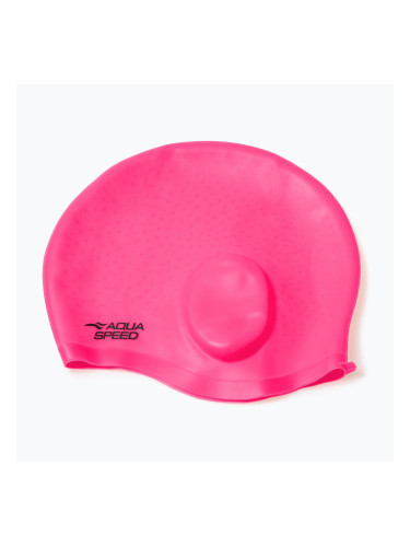 AQUA-SPEED Шапка за плуване Шапка за уши Comfort Pink