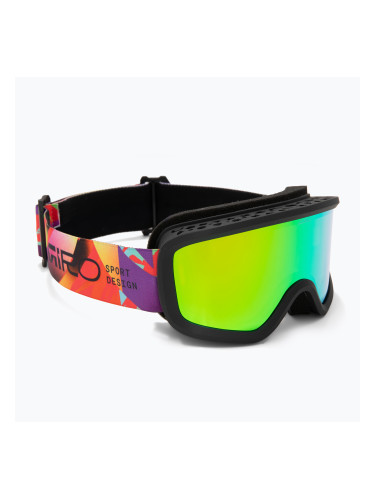 Детски скиорски очила Giro Chico 2.0 Jr multi flow/loden green