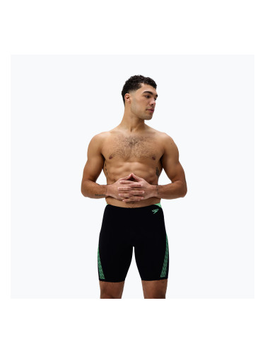 Мъжки шорти за плуване тип клин Speedo Hyper Boom Splice black/alfalfa green