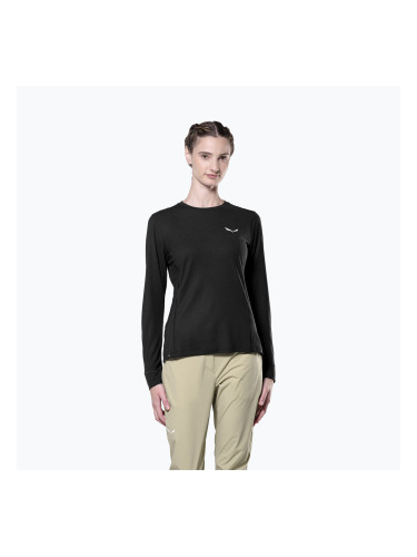 Дамски трекинг с дълъг ръкав Salewa Puez Dry black out