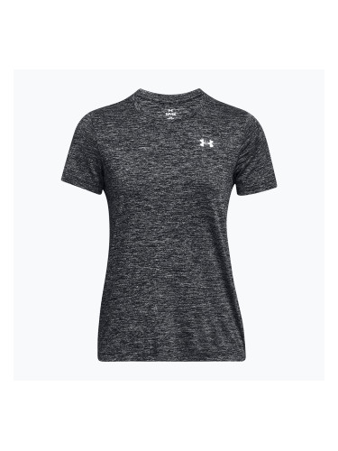 Under Armour Tech C-Twist черна/бяла тениска за тренировки за жени