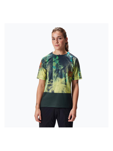 Дамска колоездачна тениска Endura Tropical Print Ltd ghillie green