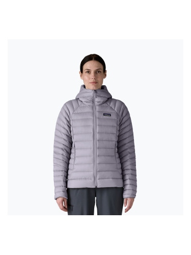 Дамско пухено яке Patagonia Down Sweater Hoody permafrost purple