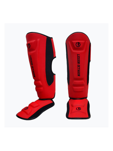 Протектори за пищял и стъпало Octagon Legion Enforcer dark red
