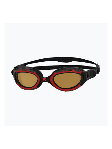 Очила за плуване Zoggs Predator Flex Polarized Ultra red/black/polarized cooper