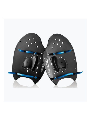 AQUA-SPEED Skill Paddle 07 L черно-синьо гребло за плуване 1791