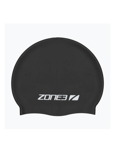 ZONE3 Силиконова шапка за плуване черна