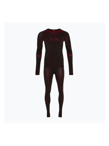 Мъжки комплект термо бельо ODLO Fundamentals Performance Warm черен/ графитено сив