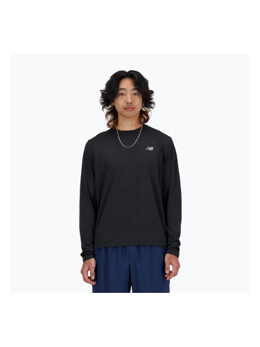 Мъжки суитшърт с дълъг ръкав New Balance Athletics black