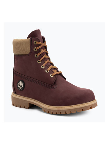 Мъжки обувки Timberland Premium 6 Inch Lace Up Waterproof burgundy olive