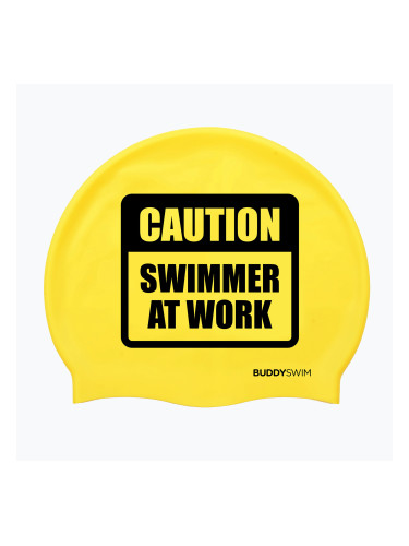 BuddySwim CSW Силиконова шапка за плуване жълта
