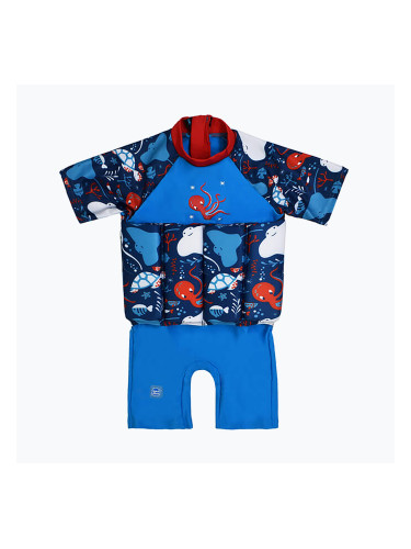 Детски гащеризон за плуване Splash About Sleeved Floatsuit sea life