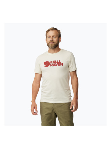 Мъжка тениска Fjällräven Logo chalk white