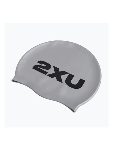 Шапка за плуване 2XU Silicone  silver/silver