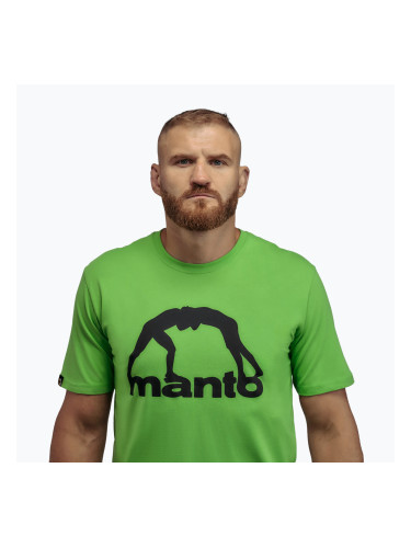 Мъжка тениска MANTO Vibe 25 neon green/reflective