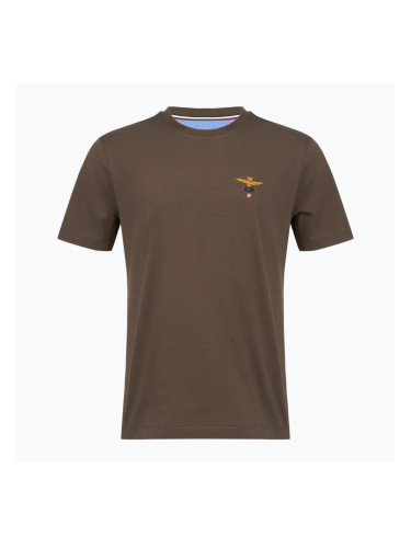 Mъжка тениска Aeronautica Militare TS1580UJ00372 chestnut brown