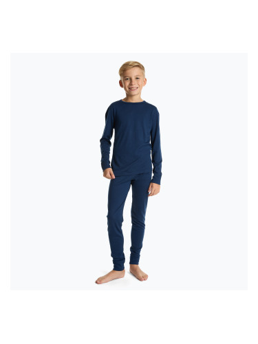Детски комплект термобельо WOOLCANO Merino 100% SET0683 navy blue