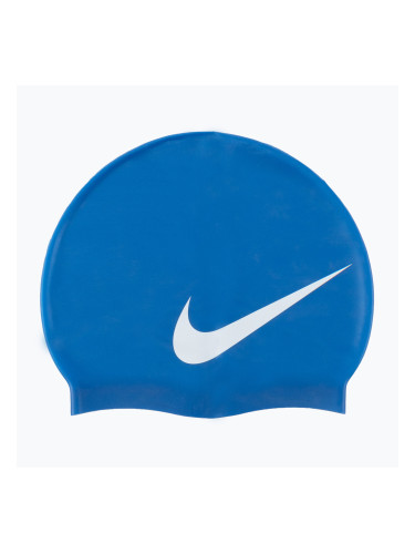 Nike Big Swoosh синя шапка за плуване NESS8163-494