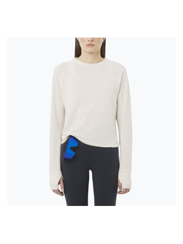 Дамски поларен суитшърт Salomon Essential Lightwarm whisper white