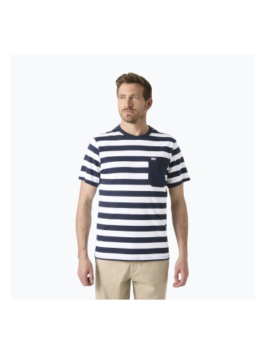 Мъжка тениска Helly Hansen Hudson navy stripe