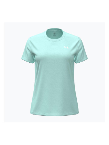 Дамска тениска за тренировка Under Armour Tech SSC - Solid refresh mint/white