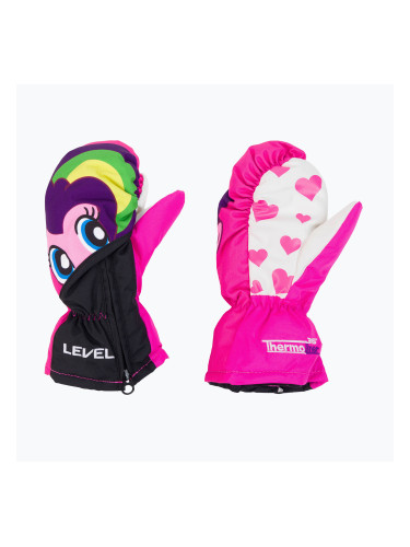 Детски ръкавици за сноуборд Level Lucky Mitt pink 4146