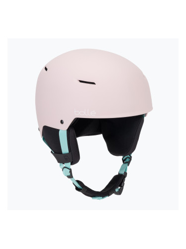 Детска скиорска каска Bollé Keystone Youth powder pink matte
