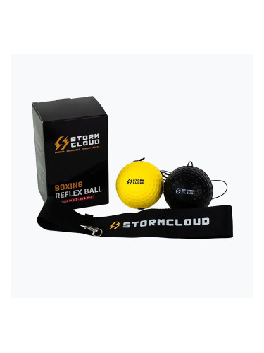 Топка за рефлекс StormCloud Ball Duo yellow/black