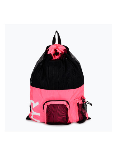 TYR Голяма мрежеста раница за басейн с мумия Pink LBMMB3