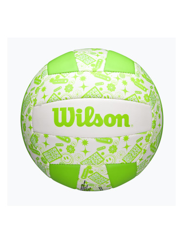 Волейболна топка Wilson Stamp green/white размер 5