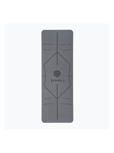 Килимче за йога HMS YM10 сиво