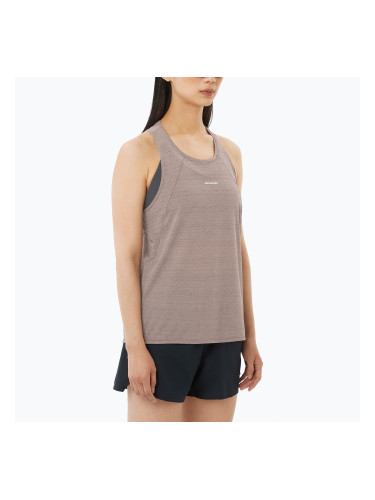 Дамска тениска за бягане Salomon SHAKEout Air Tank iron