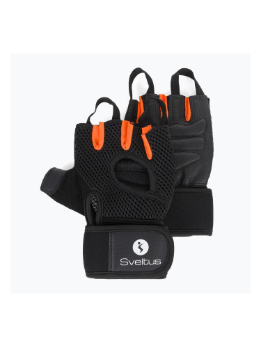 Sveltus Ръкавици за тренировки по вдигане на тежести черни 5650