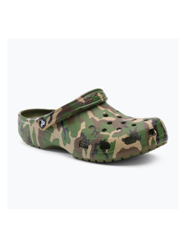 Crocs Classic Printed Camo Clog army green/multi джапанки