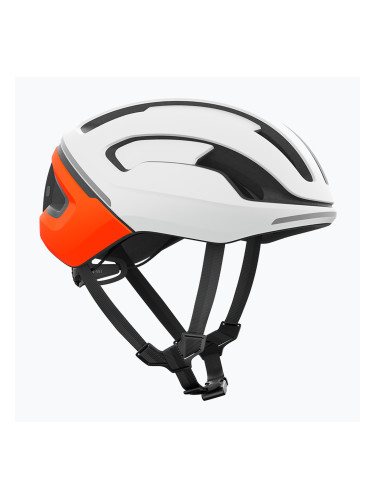 Велосипедна каска POC Omne Beacon MIPS hydrogen white/fluorescent orange matt