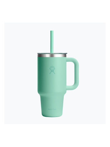 Термочаша Hydro Flask Travel Tumbler Clear LID 945 ml mermaid green