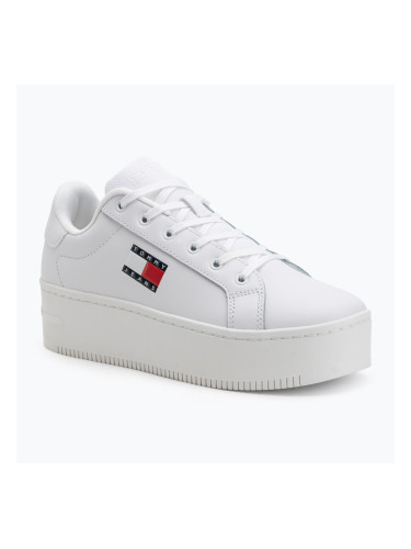 Дамски обувки Tommy Jeans Flatform white