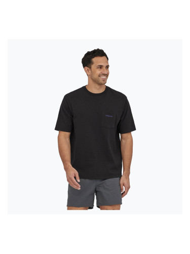 Мъжкa тениска Patagonia Boardshort Logo Pocket Responsibili ink black