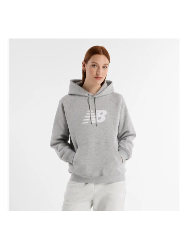Дамски суитшърт New Balance Fleece Hoodie athletic grey
