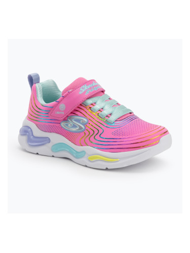 Детски обувки SKECHERS S-Lights Wavy Beams pink/multi