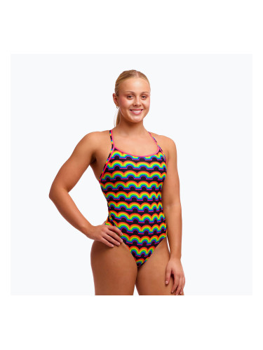 Дамски цял бански костюм Funkita Diamond Secure One Piece rainbowie