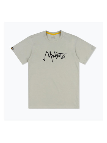 Мъжка тениска MANTO Ink light grey