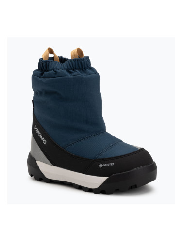 Детски ботуши за сняг Viking Footwear Expower Warm GTX Pull On petrol