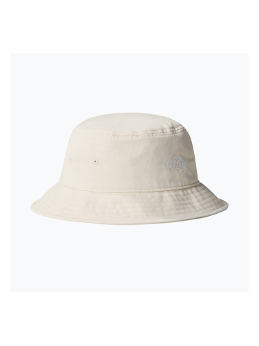 Мъжка шапка с периферия The North Face Norm Bucket white dune/raw undyed