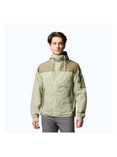 Мъжко ветроустойчиво яке Columbia Challenger II Windbreaker safari/stone green