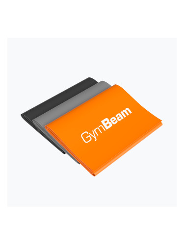 Комплект ластици за упражнения GymBeam, 3 броя black/grey/orange