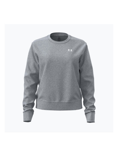Дамски суитшърт Under Armour Sport Terry Crew mod grey light heather/white