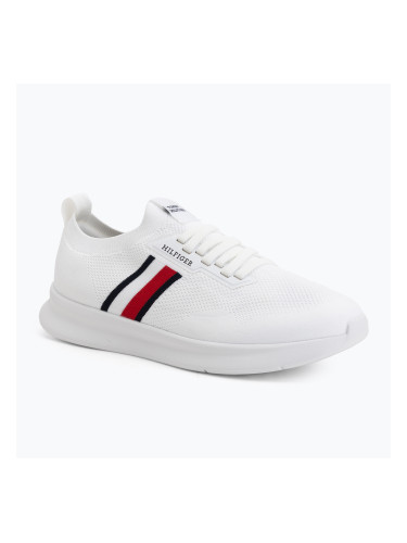 Мъжки обувки Tommy Hilfiger Lightweight Knitted Runner white