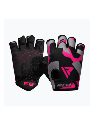 Тренировъчни ръкавици RDX Sumblimation F6 pink