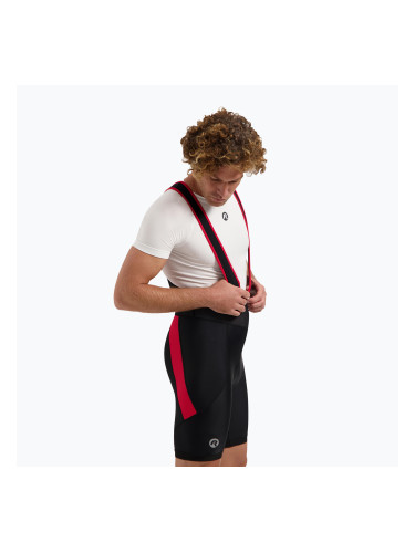 Rogelli Core Bib Short мъжки къси панталони за колоездене black/red